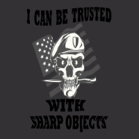 I Can Be Trusted With Sharp Objects Active Vintage Short | Artistshot