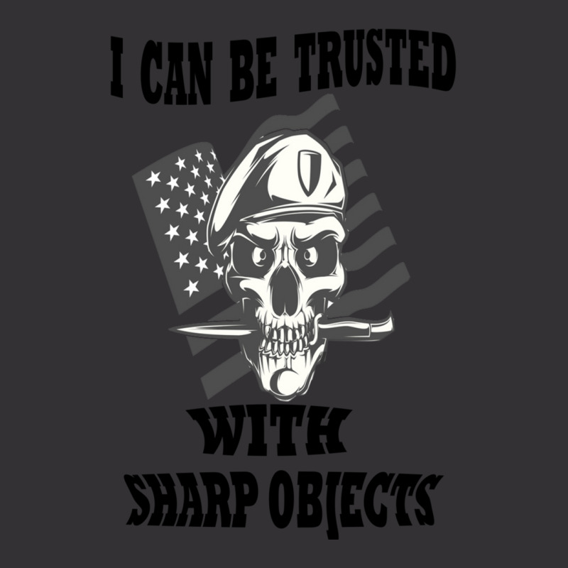 I Can Be Trusted With Sharp Objects Active Vintage Short | Artistshot