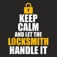 Let Locksmith Handle It Lock Picking Locksmithing Graphic Ladies Fitted T-shirt | Artistshot