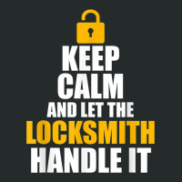 Let Locksmith Handle It Lock Picking Locksmithing Graphic Women's Triblend Scoop T-shirt | Artistshot