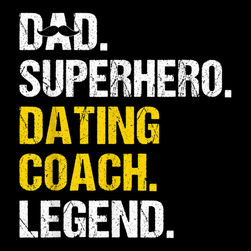 Mens Dad Superhero Dating Coach Funny Dating Coach Humor Women's V-Neck T-Shirt by Posh | Artistshot