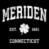 Mens Meriden Connecticut Vintage Shamrock Sports Premium T Shirt Lightweight Hoodie | Artistshot