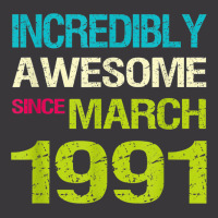 Incredibly Awesome Since March 1991 Birthday Ladies Curvy T-shirt | Artistshot