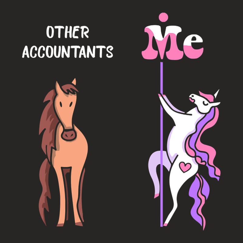 Other Accountants Me Tee Unicorn Accountant Funny Gift Idea Accountant Ladies Fitted T-Shirt by guppiessetting | Artistshot