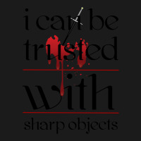 I Can Be Trusted With Sharp Objects Full-length Apron | Artistshot