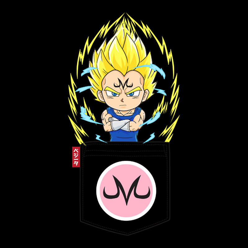 Pocket Chibi Super Saiyan 2 Majin Vegeta Fleece Short by bummercaught | Artistshot