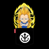 Pocket Chibi Super Saiyan 3 Vegeta Men's 3/4 Sleeve Pajama Set | Artistshot