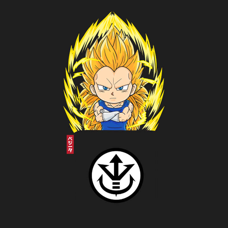 Pocket Chibi Super Saiyan 3 Vegeta Classic T-shirt by bummercaught | Artistshot