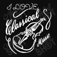 I Love Classical Music Crop Top | Artistshot