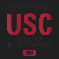 Usc Womens Trojans Fight On! Simple Stack Cardinal Black V-neck Drawstring Bags | Artistshot