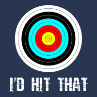 I'd Hit That Archery Shooting Target Funny Men Denim Jacket | Artistshot