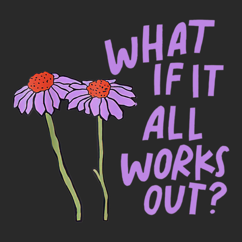 Purple Floral Quote What If It All Works Out Toddler T-shirt by cm-arts | Artistshot