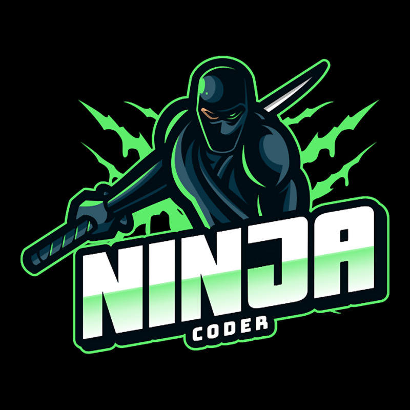 Ninja Coder Green Zipper Hoodie by fenderbendable | Artistshot