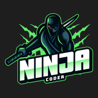 Ninja Coder Green Classic T-shirt | Artistshot