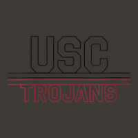 Usc Womens Trojans Stack Block Black Cardinal V-neck Bucket Hat | Artistshot