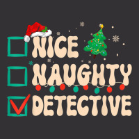 Nice Naughty Detective Christmas List Investigator Groovy Vintage Short | Artistshot