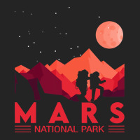 Red Mars Planet  Space National Park  Funny Mars 3/4 Sleeve Shirt | Artistshot