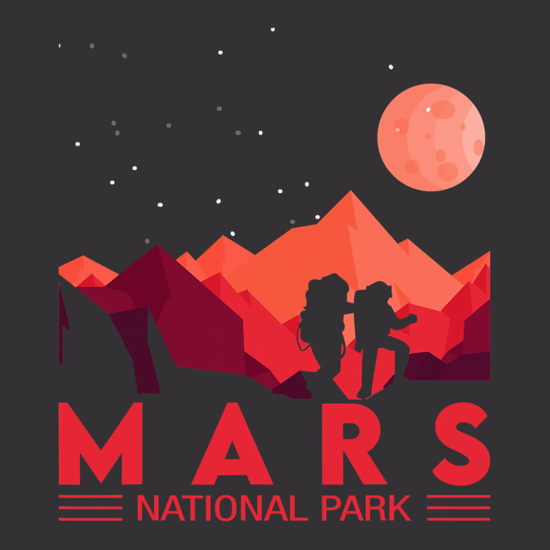 Red Mars Planet  Space National Park  Funny Mars Vintage Hoodie | Artistshot