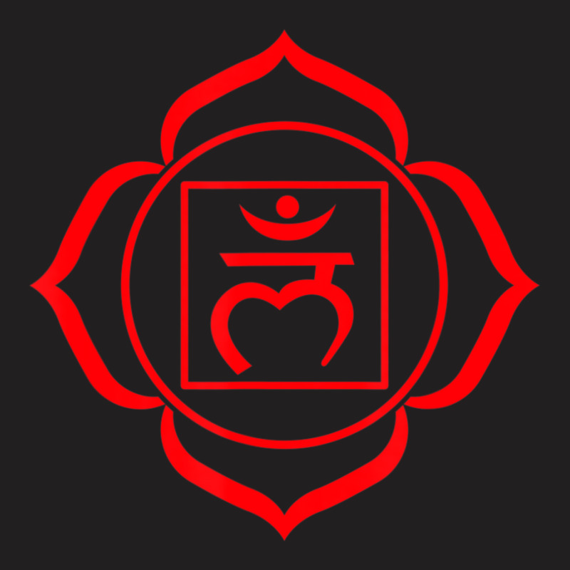 Root Chakra Symbol Red Muladhara Yogi Yoga T-shirt | Artistshot