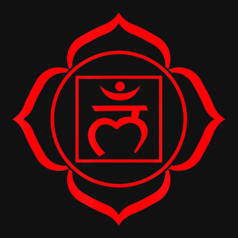 Root Chakra Symbol Red Muladhara Yogi Yoga Mousepad | Artistshot