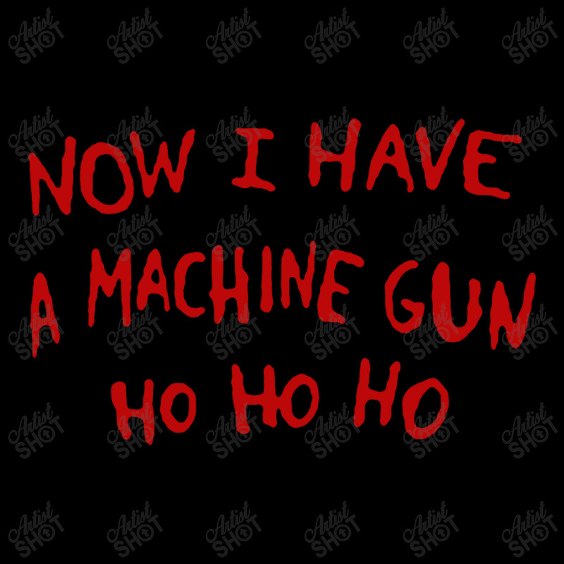 Now I Have A Machine Gun Ho Ho Ho Fleece Short | Artistshot