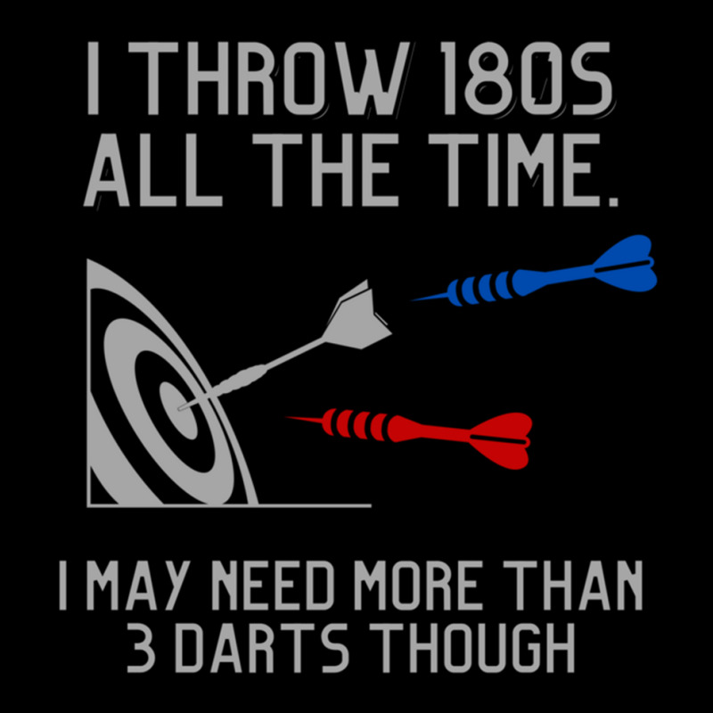 I Throw 180s All The Time_quot_ Darts Brag Cropped Hoodie by THOMASMANUEL | Artistshot