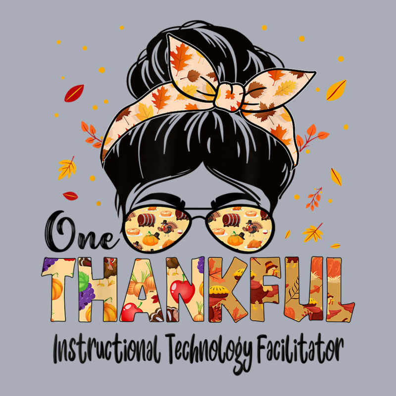 Instructional Technology Facilitator Thankful Thanksgiving Tank Dress by Uniform | Artistshot