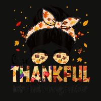 Instructional Technology Facilitator Thankful Thanksgiving Scorecard Crop Tee | Artistshot