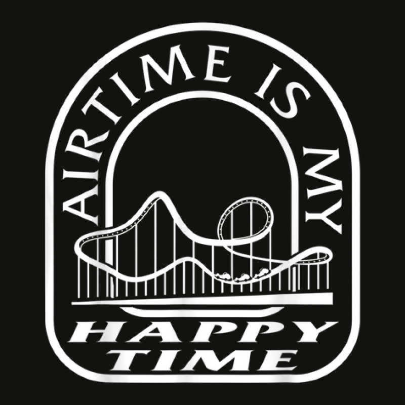 Roller Coaster Air Time Is Happy Time Rollercoaster Lover Am Scorecard Crop Tee by Deluxe | Artistshot