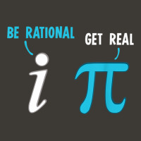 Be Rational Get Real Funny Math Joke Statistics Pun Bucket Hat | Artistshot