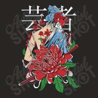 Geisha Samurai Ladies Fitted T-shirt | Artistshot