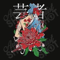 Geisha Samurai Scorecard Crop Tee | Artistshot