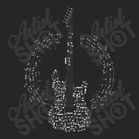 Guitar Of Musical Note Ladies Fitted T-shirt | Artistshot