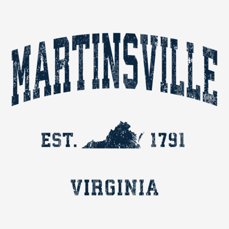 Martinsville Virginia Va Vintage Athletic Navy Sports Design Long Slee Camper Cup | Artistshot