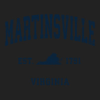 Martinsville Virginia Va Vintage Athletic Navy Sports Design Long Slee Backpack | Artistshot