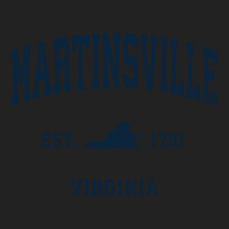 Martinsville Virginia Va Vintage Athletic Navy Sports Design Long Slee Backpack | Artistshot