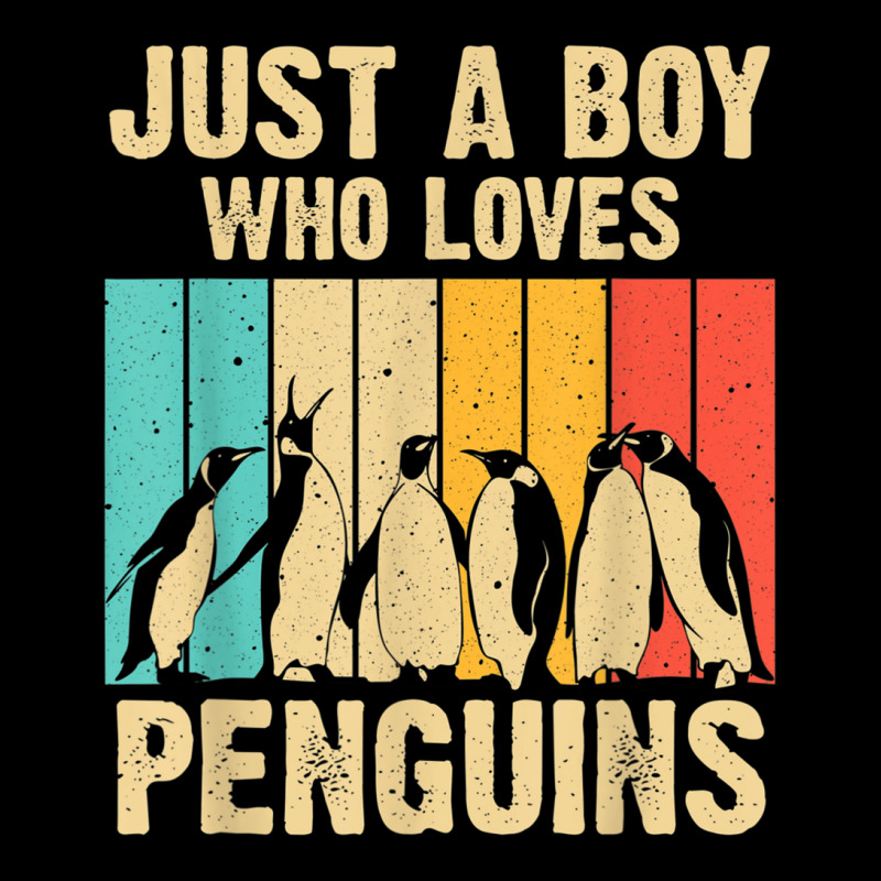 Cute Penguin Art Boys Kids Men Bird Zoologist Penguin Lovers Cropped Sweater by LilyWillis | Artistshot