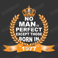 No Man Is Perfect Except Those Born In 1977 Adjustable Strap Totes | Artistshot