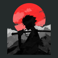 Samurai With Sunset Women's Triblend Scoop T-shirt | Artistshot