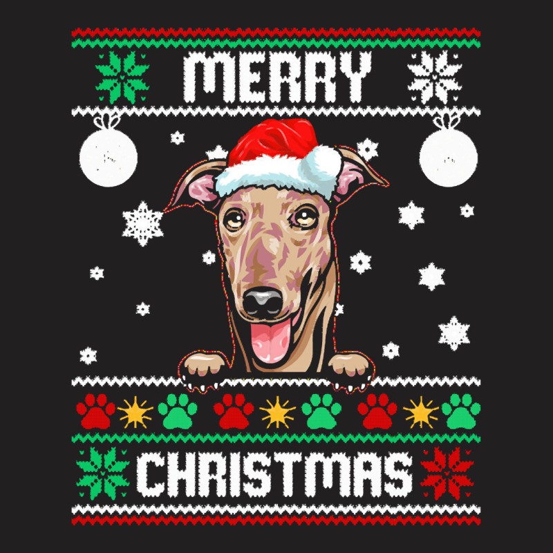 Ugly Merry Christmas Greyhound Dog Xmas Dog Lover Christmas Gift T-shirt | Artistshot