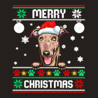 Ugly Merry Christmas Greyhound Dog Xmas Dog Lover Christmas Gift Tank Top | Artistshot