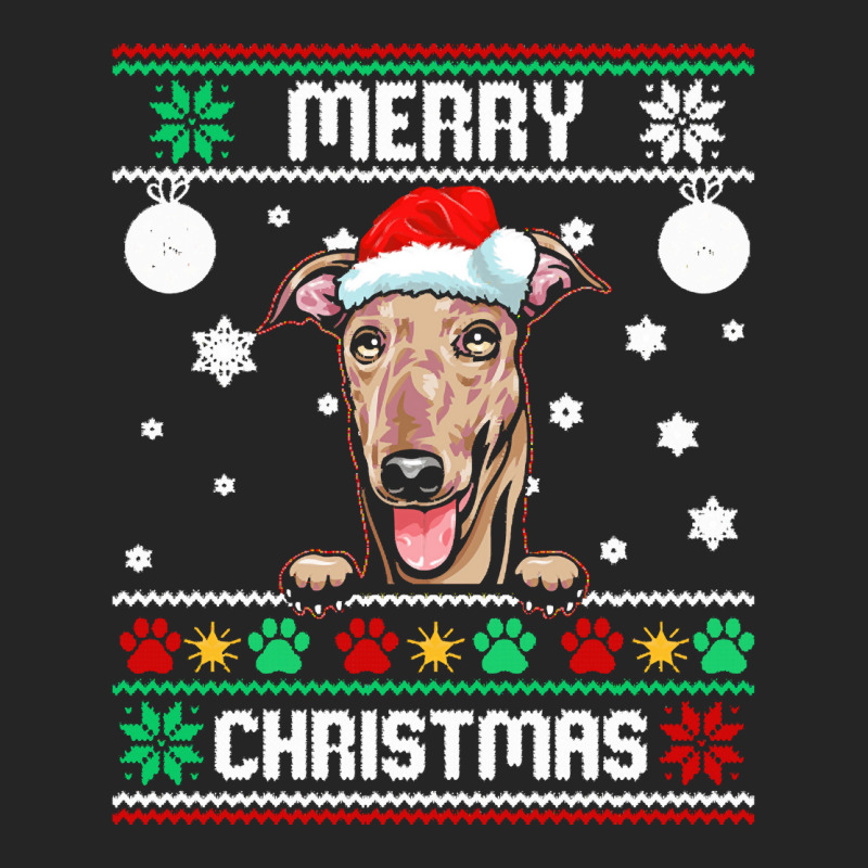 Ugly Merry Christmas Greyhound Dog Xmas Dog Lover Christmas Gift Unisex Hoodie | Artistshot