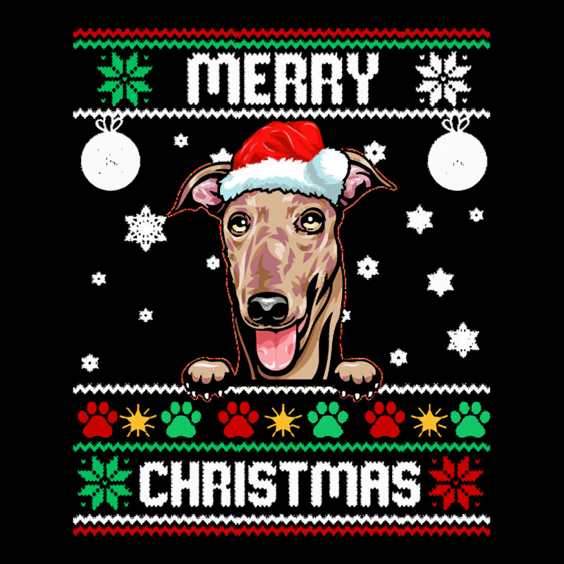 Ugly Merry Christmas Greyhound Dog Xmas Dog Lover Christmas Gift Men's 3/4 Sleeve Pajama Set | Artistshot