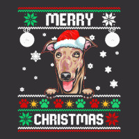 Ugly Merry Christmas Greyhound Dog Xmas Dog Lover Christmas Gift Vintage Hoodie | Artistshot