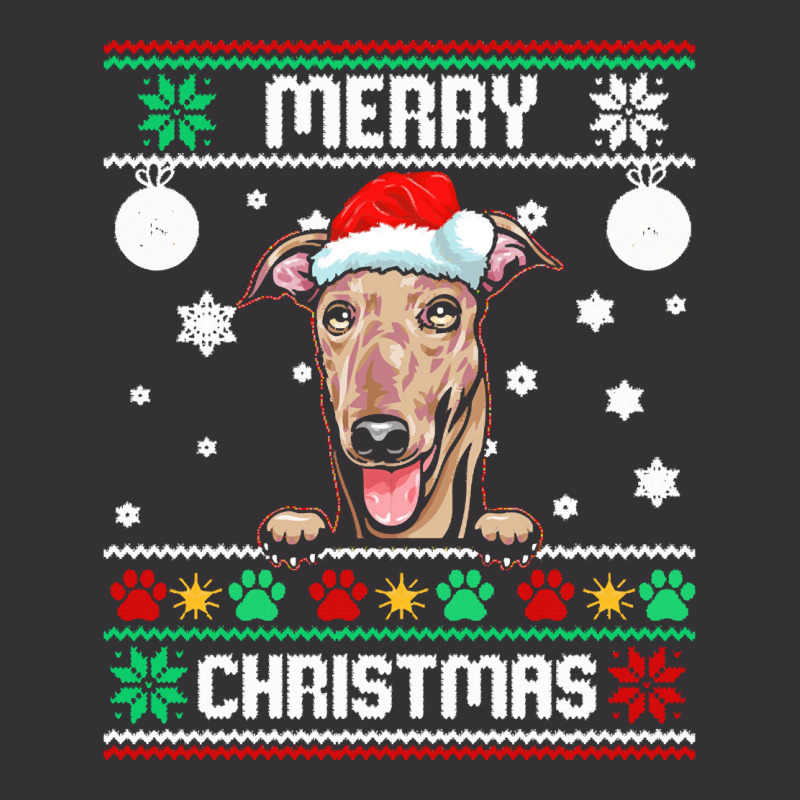 Ugly Merry Christmas Greyhound Dog Xmas Dog Lover Christmas Gift Vintage Hoodie | Artistshot