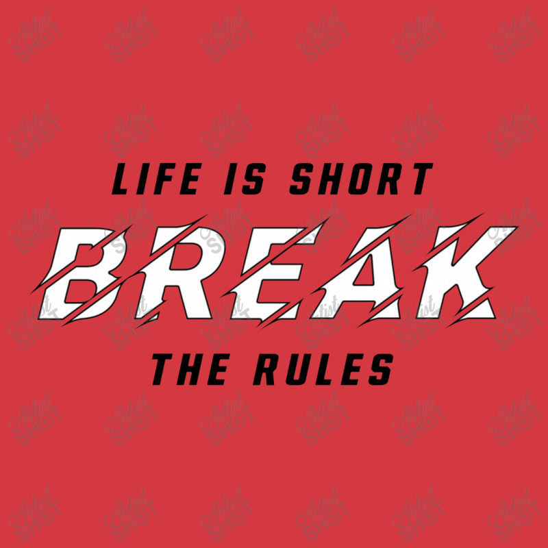 Life Is Short Break The Rules 1 Men's Polo Shirt | Artistshot