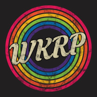 Wkrp - Retro Rainbow Faded-style T-shirt | Artistshot