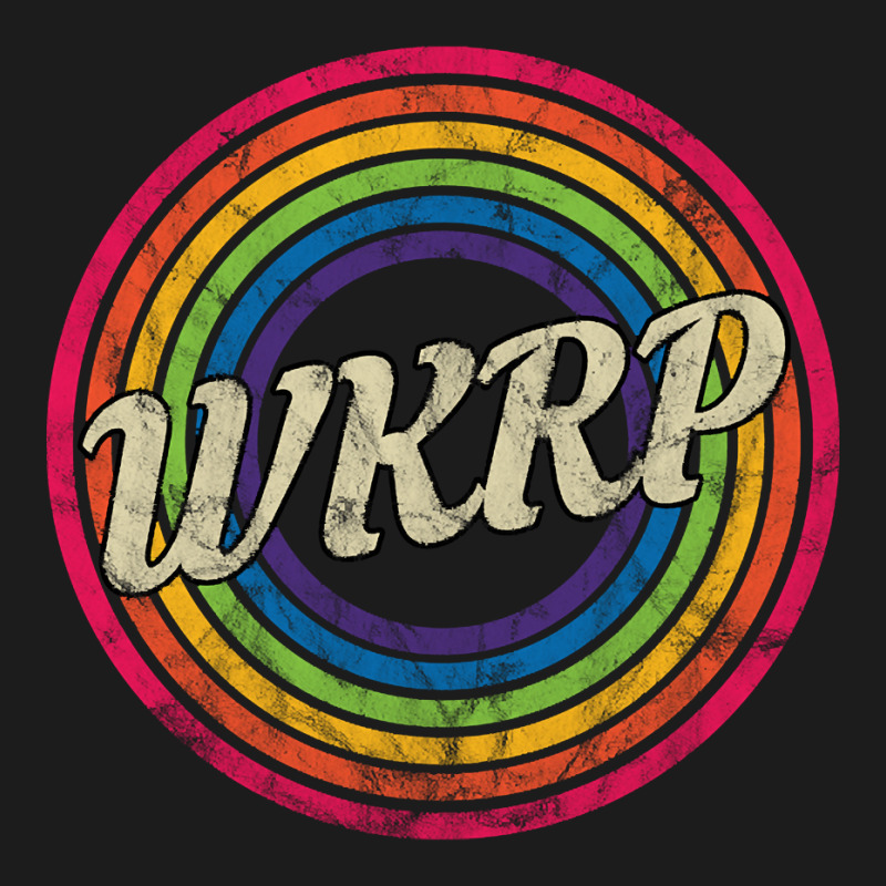 Wkrp - Retro Rainbow Faded-style Hoodie & Jogger Set | Artistshot