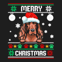 Ugly Merry Christmas Irish Setter Dog Xmas Dog Lover Christmas Gift Classic T-shirt | Artistshot