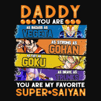 Dragonball Daddy You Are My Favorite Super Anime Saiyan Funny Crop Top | Artistshot